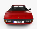 Ferrari Mondial 8 1980 Modèle 3d vue frontale