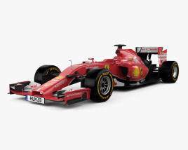 Ferrari F14 T 2014 3D-Modell
