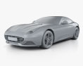 Ferrari F12 Berlinetta Lusso 2014 3D模型 clay render