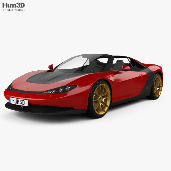 Ferrari Sergio 2014 3D 모델 
