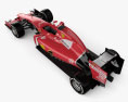 Ferrari SF15-T 2015 Modello 3D vista dall'alto