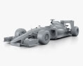 Ferrari SF15-T 2015 Modello 3D clay render