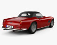 Ferrari 250 GT California SWB Spyder з детальним інтер'єром 1958 3D модель back view