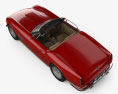Ferrari 250 GT California SWB Spyder 인테리어 가 있는 1958 3D 모델  top view