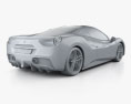 Ferrari 488 GTB 인테리어 가 있는 2016 3D 모델 