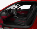 Ferrari 488 GTB с детальным интерьером 2016 3D модель seats
