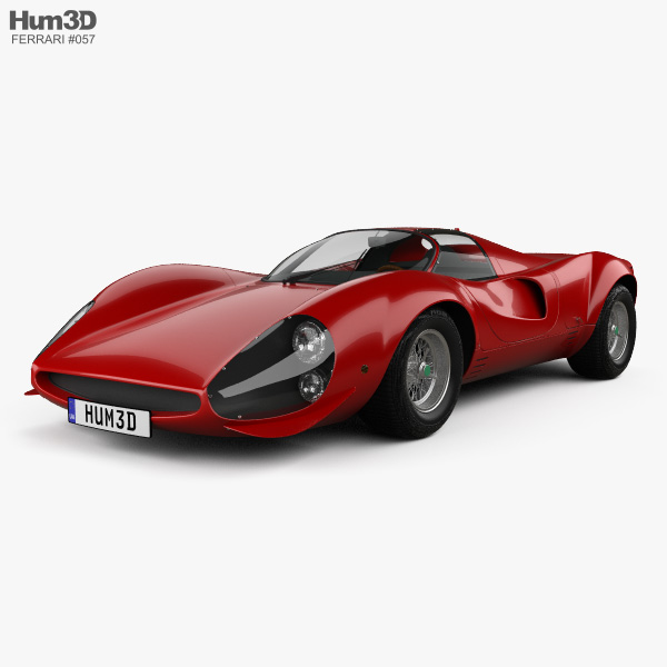 Ferrari Thomassima II 1967 3D 모델 