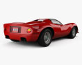 Ferrari Thomassima II 1967 3D模型 后视图