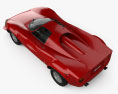 Ferrari Thomassima II 1967 3D模型 顶视图