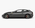 Ferrari GTC4Lusso 2017 3D-Modell Seitenansicht