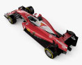 Ferrari SF16-H 2016 3D模型 顶视图