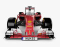 Ferrari SF16-H 2016 3D模型 正面图