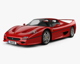 Ferrari F50 1995 3D model