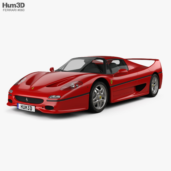 Ferrari F50 1995 3D model