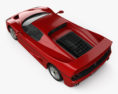 Ferrari F50 1995 3D-Modell Draufsicht