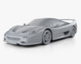 Ferrari F50 1995 3D-Modell clay render
