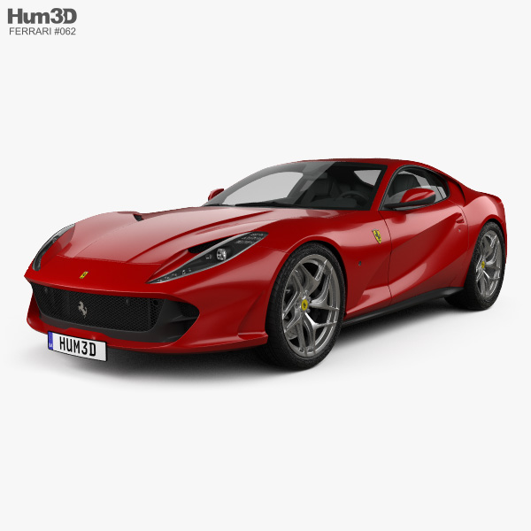 Ferrari 812 Superfast 2017 3D model
