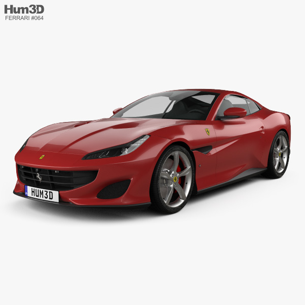 Ferrari Portofino 2018 3D model