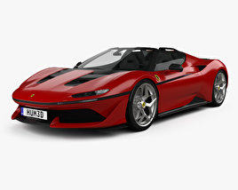 3D model of Ferrari J50 2016
