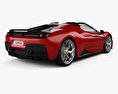 Ferrari J50 2016 3D-Modell Rückansicht