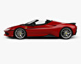 Ferrari J50 2016 3D-Modell Seitenansicht