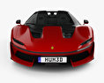 Ferrari J50 2016 3D 모델  front view
