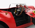 Ferrari 335 S Spider Scaglietti 인테리어 가 있는 1957 3D 모델 