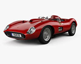 Ferrari 335 S Spider Scaglietti 1957 3Dモデル