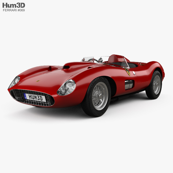 Ferrari 335 S Spider Scaglietti 1957 3D model