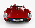 Ferrari 335 S Spider Scaglietti 1957 Modello 3D vista frontale