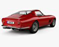 Ferrari 275 GTB4 1966 3D-Modell Rückansicht