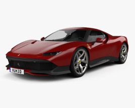 3D model of Ferrari SP38 2018