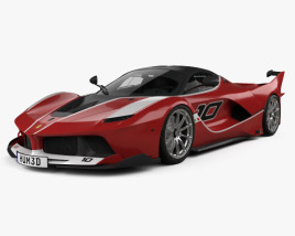 Ferrari FXX K avec Intérieur 2015 Modèle 3D
