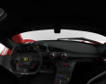 Ferrari FXX K с детальным интерьером 2015 3D модель dashboard