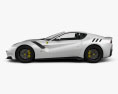 Ferrari F12 TDF 2016 3D模型 侧视图