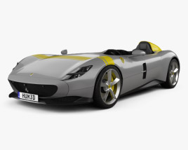 3D model of Ferrari Monza SP1 2018