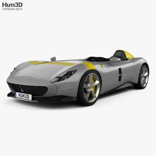 Ferrari Monza SP1 2018 3D model