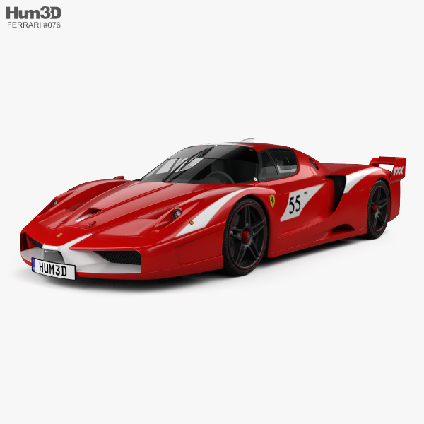 Ferrari FXX Evoluzione 2007 3D 모델 