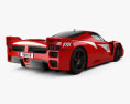 Ferrari FXX Evoluzione 2007 3D-Modell Rückansicht