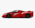 Ferrari FXX Evoluzione 2007 3D-Modell Seitenansicht