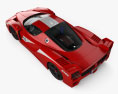 Ferrari FXX Evoluzione 2007 3D-Modell Draufsicht