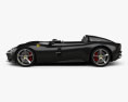 Ferrari Monza SP2 2018 3D-Modell Seitenansicht