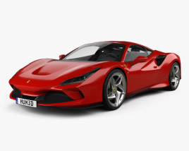 Ferrari F8 Tributo 2019 3D 모델 