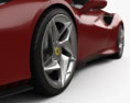 Ferrari F8 Tributo с детальным интерьером 2019 3D модель