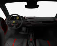 Ferrari F8 Tributo HQインテリアと 2019 3Dモデル dashboard
