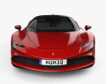 Ferrari SF90 Stradale 2020 3D模型 正面图