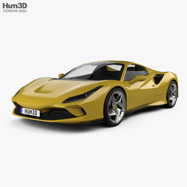 Ferrari F8 spider 2019 3D model