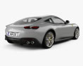 Ferrari Roma 2020 3D模型 后视图