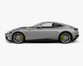 Ferrari Roma 2020 3D 모델  side view