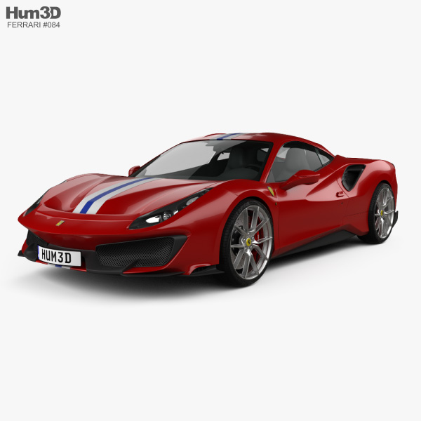 Ferrari 488 Pista 2018 3D model